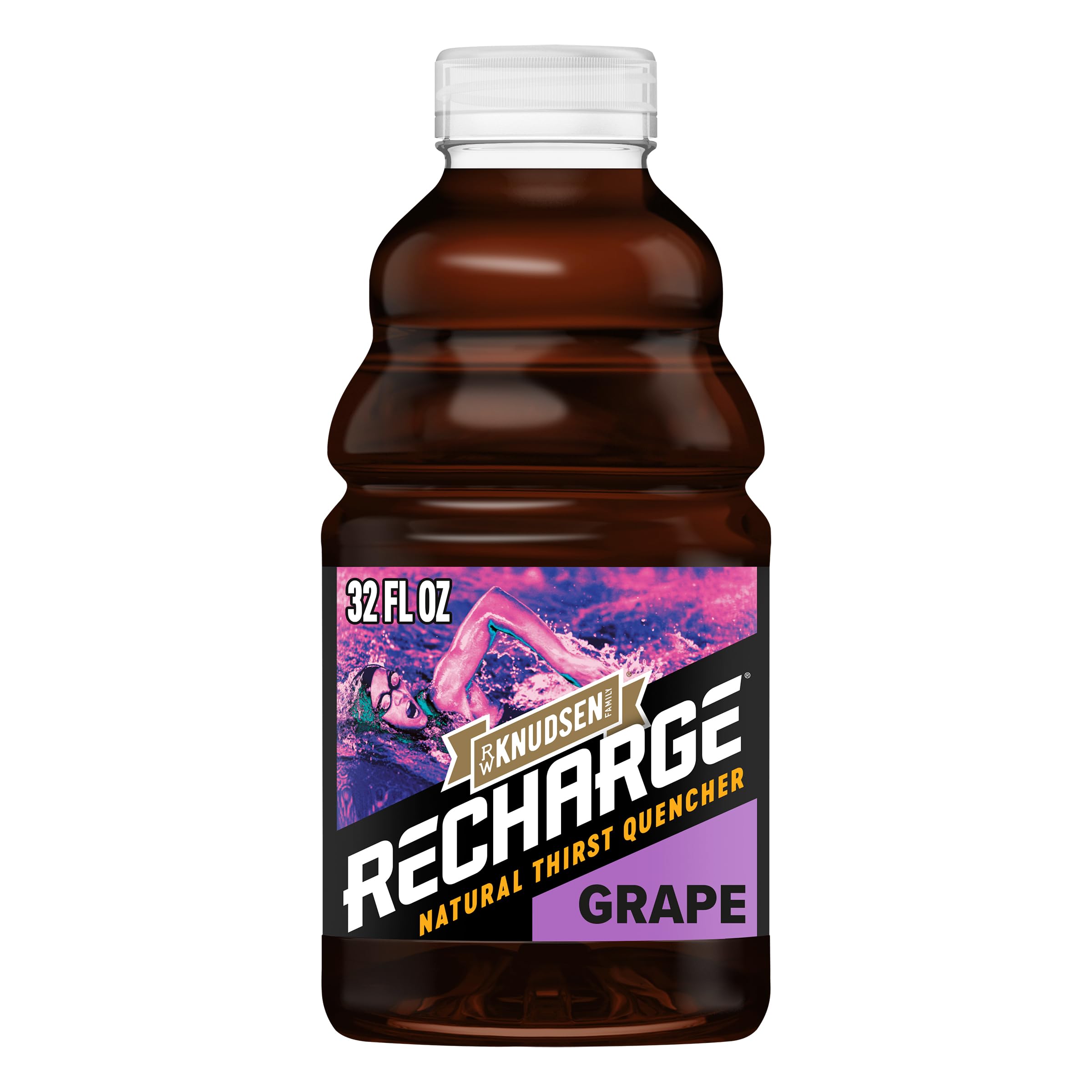 Product image of R.W. Knudsen Recharge Grape Sports Drink Electrolytes 32 fl oz 32 fl oz Pack of 6